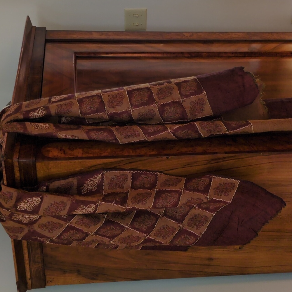 Exquisite Embroidered Wool Wrap - Picture 2 of 5